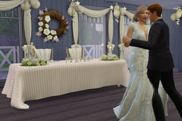 Maxis Match green girl100 Wisteria Wedding Barn by simsfinds - The Sims 4 Custom Content