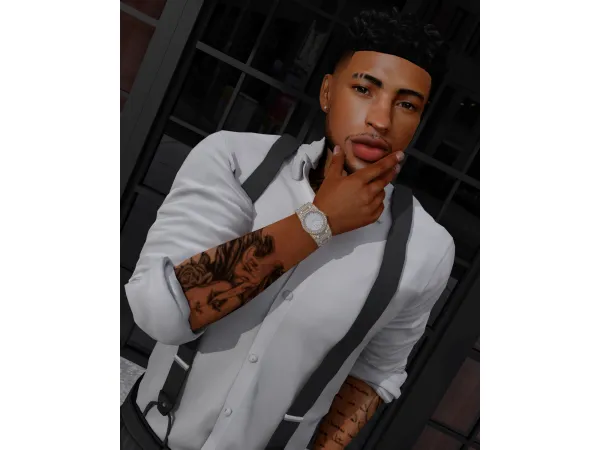 Alpha Sim Download Deion Scully by Afrosimtric Simmer - The Sims 4 Custom Content