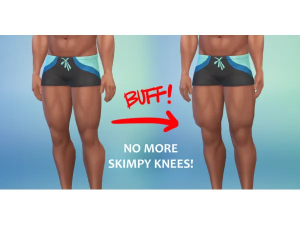 Maxis Match Kal's Slider Sliders for Muscular Male Sims v1 by kalthesims - The Sims 4 Custom Content