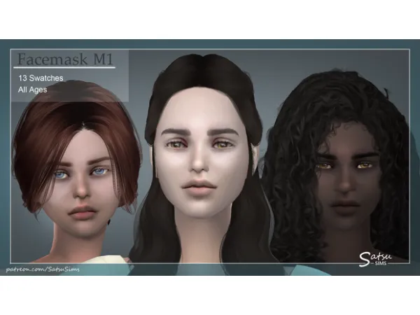 Alpha Facemask M1 - The Sims 4 Custom Content
