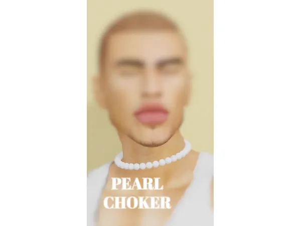 MALE PEARL CHOKER
