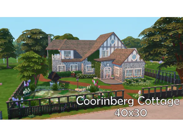 Maxis Match Coorinberg Cottage by disorderpotato - The Sims 4 Custom Content