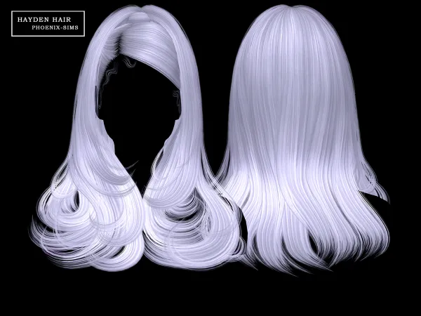 Alpha Hayden Hair - The Sims 4 Custom Content