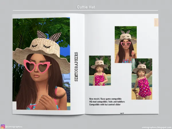 Mix Cuttie Hat - The Sims 4 Custom Content