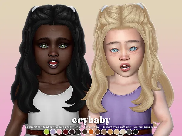 Maxis Match crybaby susie hair (aharris00britney) toddler f - The Sims 4 Custom Content