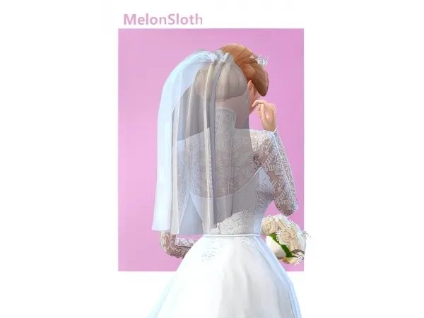 Maxis Match Wedding veils - The Sims 4 Custom Content