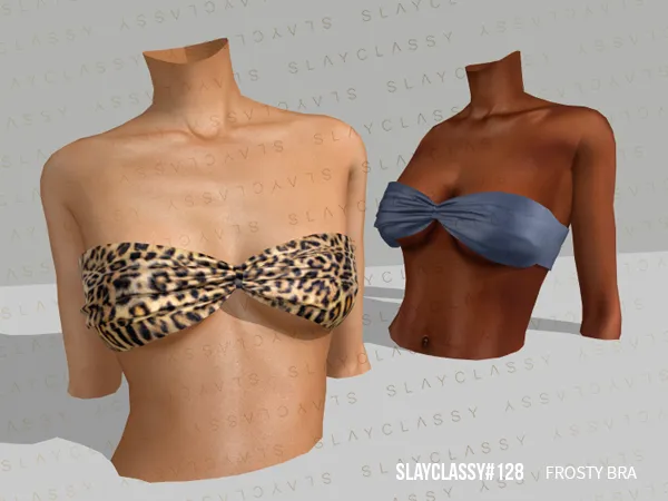Alpha SC128 FROSTY BRA - The Sims 4 Custom Content