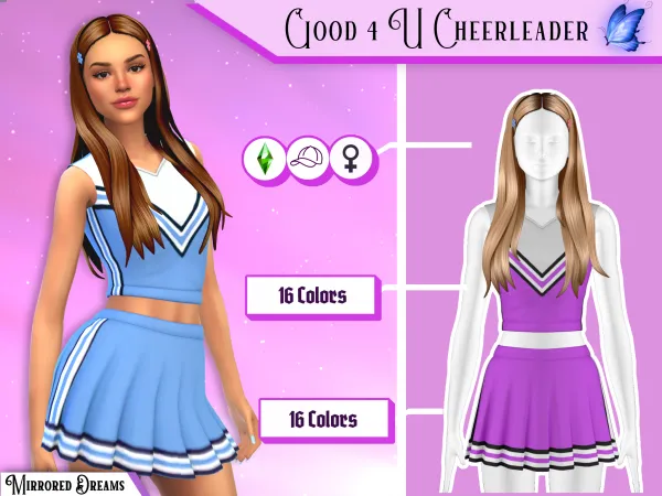 Alpha GOOD 4 U CHEERLEADER (NOW FREE) - The Sims 4 Custom Content