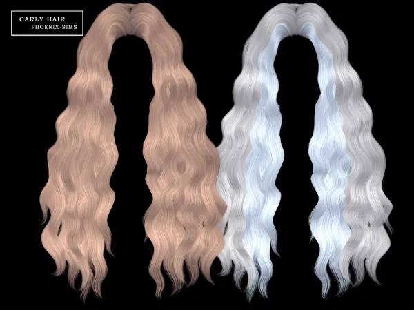 Alpha Carly Hair - The Sims 4 Custom Content