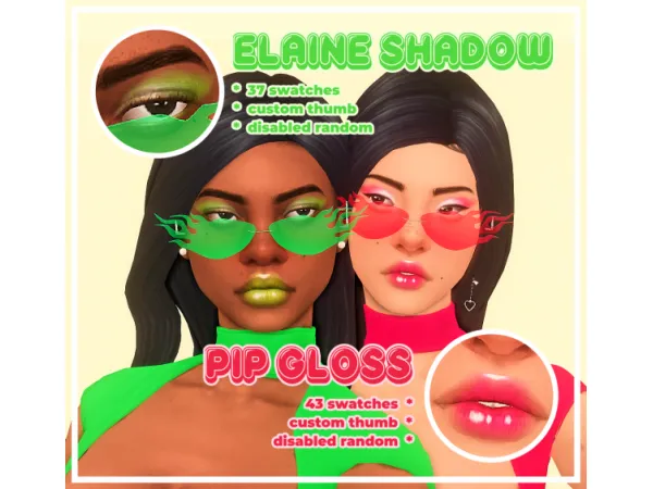 Maxis Match The Pip Elaine Set - The Sims 4 Custom Content