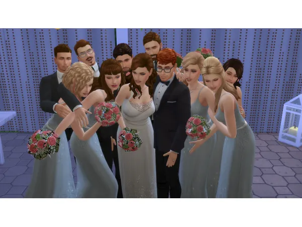 Alpha Wedding Posepacks by stayathomesim - The Sims 4 Custom Content