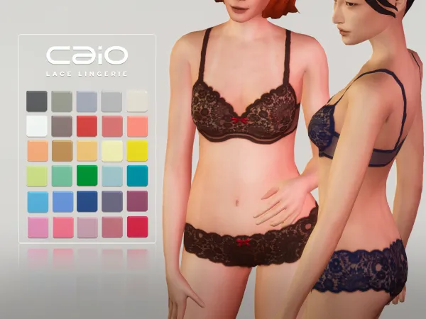 Maxis Match Lace Lingerie - The Sims 4 Custom Content