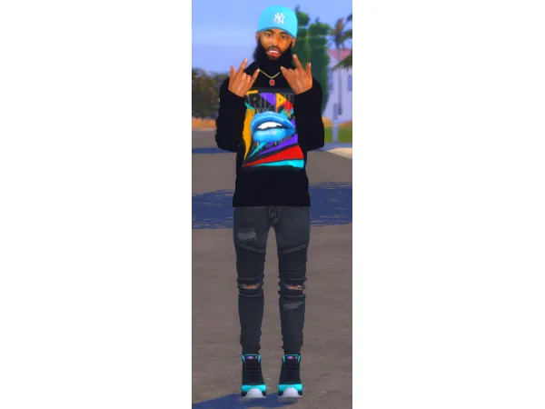 Maxis Match JORDAN 9 RETRO - The Sims 4 Custom Content