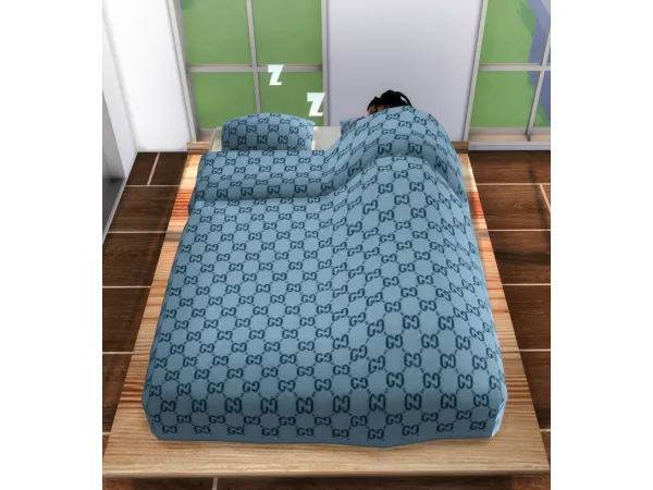 Maxis Match Designer Floor Beds by simmerkatex - The Sims 4 custom content