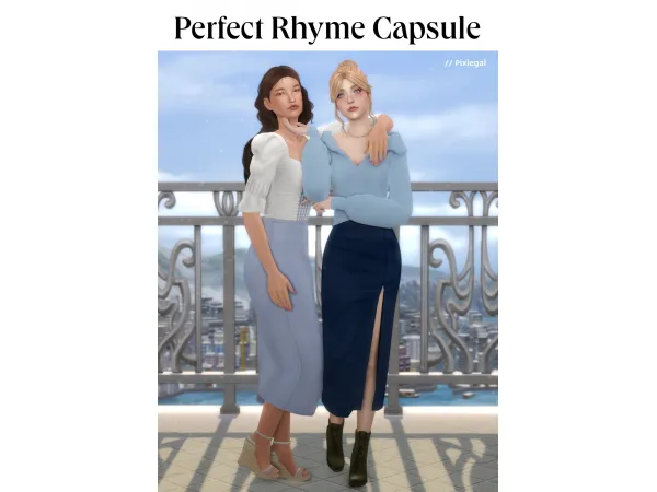 Mix Perfect Rhyme Capsule Collection by Pixiegal - The Sims 4 Custom Content