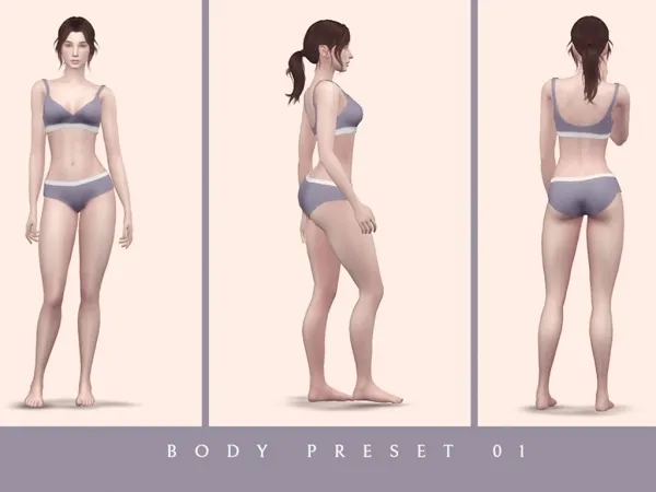 Mix Body Preset 01 - The Sims 4 Custom Content