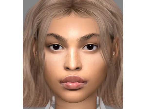 Alpha [sls]eyebrows and lips - The Sims 4 Custom Content