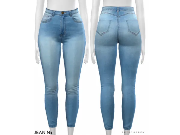 Alpha Jean N1 by ThisIsThem - The Sims 4 Custom Content