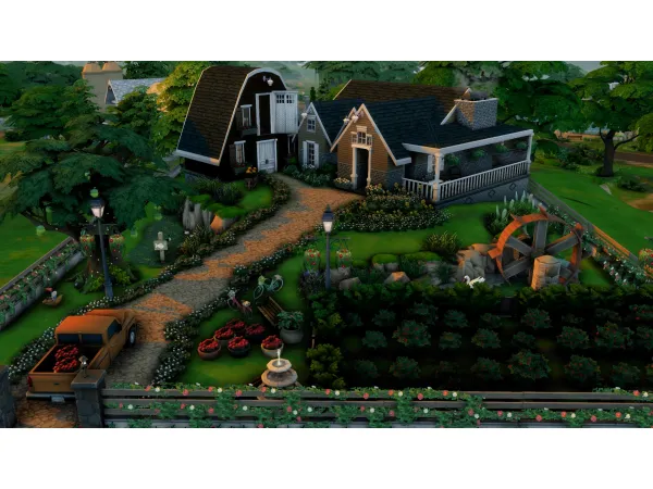 Maxis Match ReceitaSims_BaseGameFarmwithLakes - The Sims 4 Custom Content