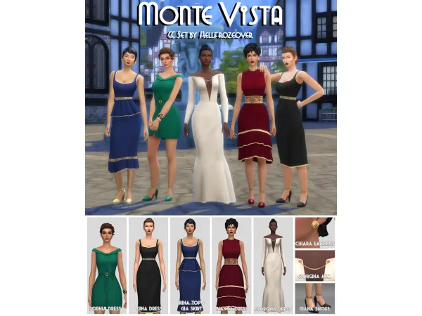 Maxis Match Monte Vista July 2021 Set creamforbreakfast by ice - The Sims 4 Custom Content