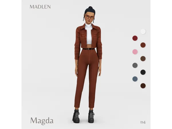 Maxis Match Magda Outfit by Madlen - The Sims 4 Custom Content
