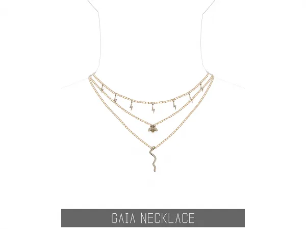 Alpha GAIA NECKLACE - The Sims 4 Custom Content
