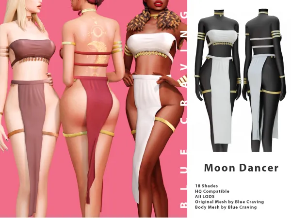 Alpha Moon Dancer by Blue Craving - The Sims 4 Custom Content