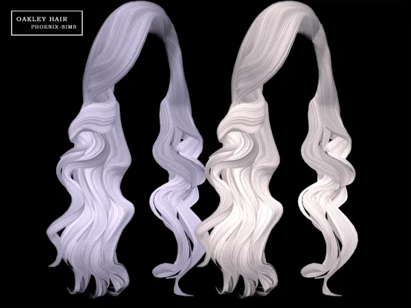 Alpha Oakley Hair - The Sims 4 Custom Content