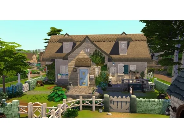 Maxis Match Charmant Cottage - The Sims 4 Custom Content