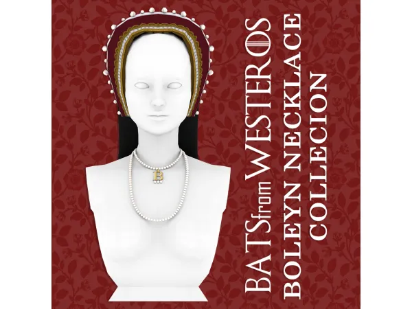 Mix Boleyn Necklace Collection BatsFromWesteros by BatsFromWesteros - The Sims 4 Custom Content