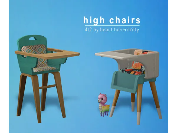4t2 High chair recolors chan by keoni - The Sims 2 Custom Content