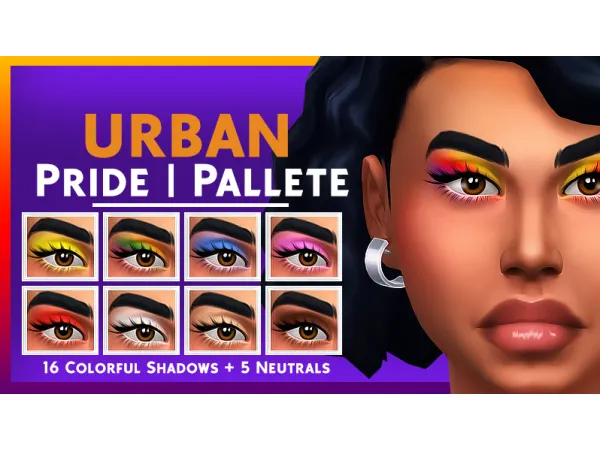 Maxis Match PRIDE PALETTE URBAN by XURBANSIMSX - The Sims 4 Custom Content