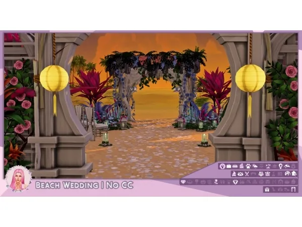 Sulani Wedding Venue | Sims 4 No CC by MikkiMur