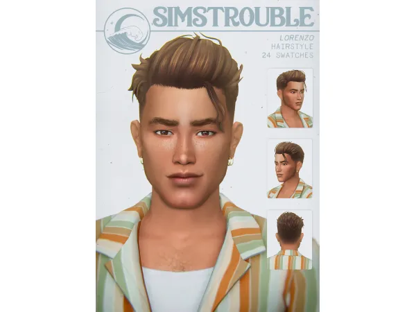Maxis Match LORENZO by simstrouble - The Sims 4 Custom Content