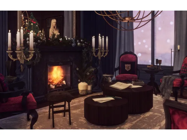 Alpha ESTRELLA MANSION by Cowbuild - The Sims 4 Custom Content