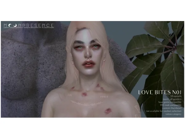 Mix LOVE BITES N01 by simsfinds - The Sims 4 Custom Content