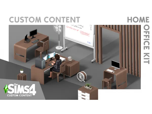 Home Office Kit [Custom Content Kit]