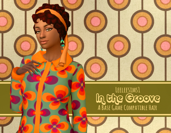 Maxis Match In the Groove A BGC Hair leeleesims1 by simsfinds - The Sims 4 Custom Content