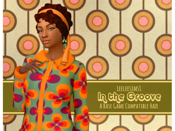 Maxis Match In the Groove A BGC Hair leeleesims1 - The Sims 4 Custom Content