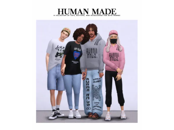 Maxis Match Human Made Collection by nucrests - The Sims 4 Custom Content