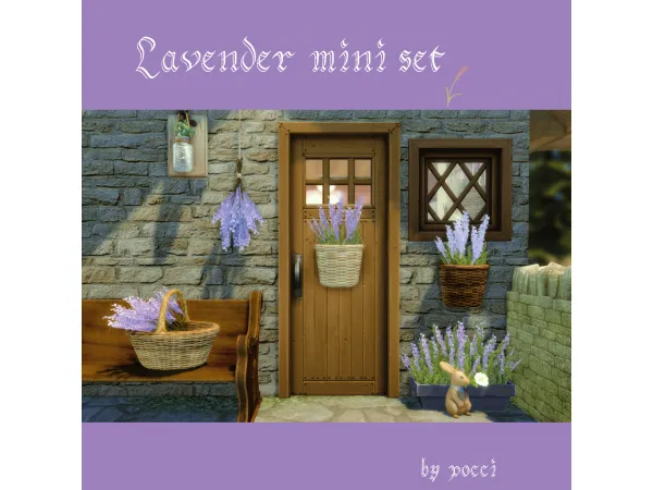 Lavender mini set by pocci