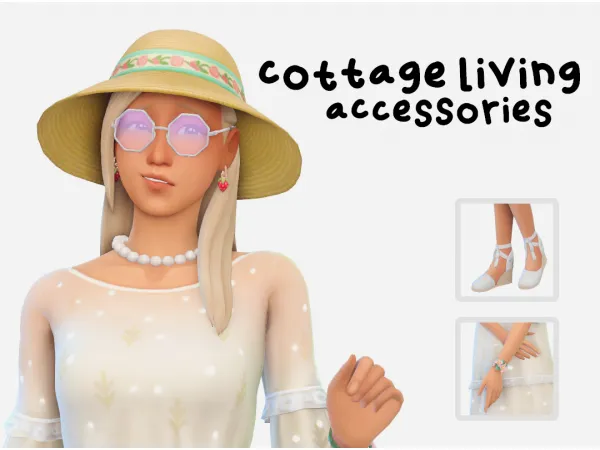 Maxis Match (ep11) cottage living accessories shoes made bgc by celeschul - The Sims 4 Custom Content