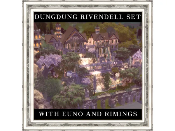 Alpha The Rivendell collaboration_[Euno_Rimings_DUNG] Dung part - The Sims 4 Custom Content