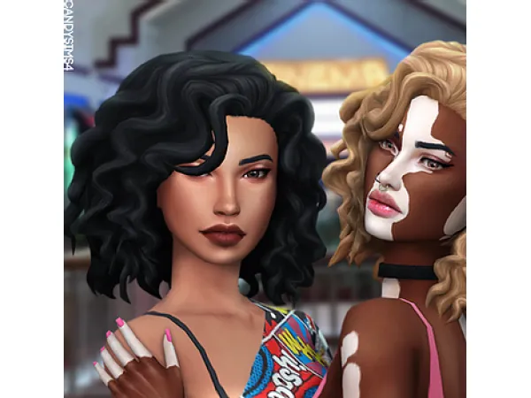 Maxis Match BONNIE HAIR - The Sims 4 Custom Content