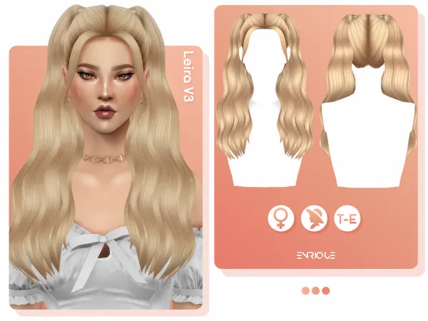 Maxis Match [EnriqueS4] Leira Pack (V3 V4) by EnriqueS4 - The Sims 4 Custom Content