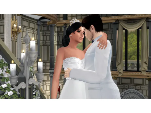 Alpha At the altar pose pack by trendingsims - The Sims 4 Custom Content