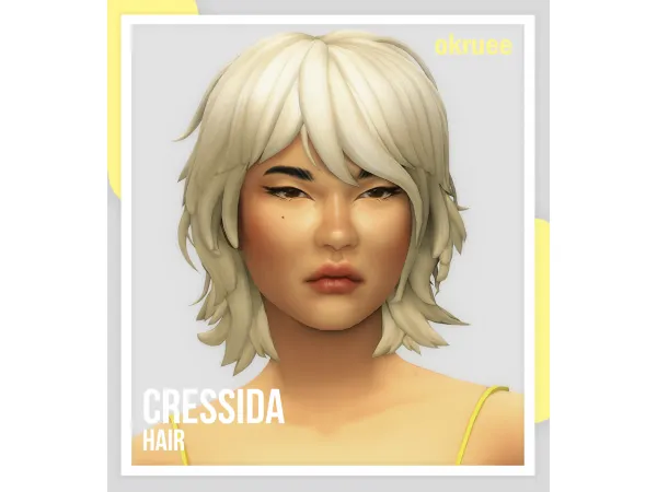 Maxis Match cressida hair by okruee - The Sims 4 Custom Content