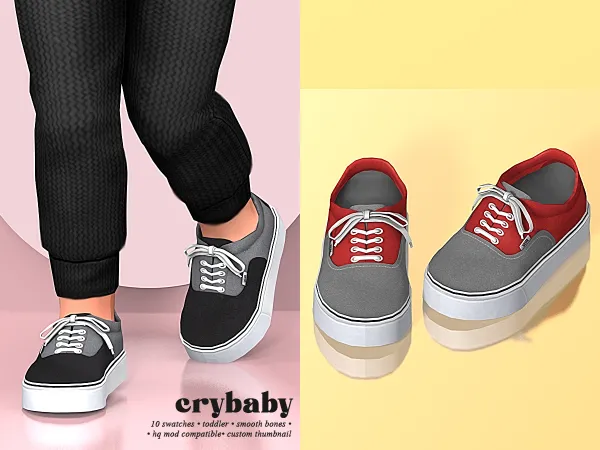 Mix crybaby vans sneakers (dante77) - The Sims 4 Custom Content