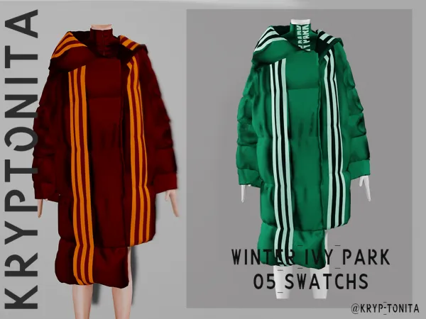 Alpha COLLECTION IVYPARK ADIDAS BEYONCE - The Sims 4 Custom Content
