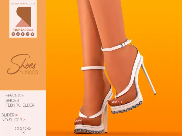 Alpha AF SHOES N003 - The Sims 4 Custom Content